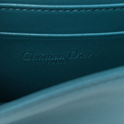 Christian Dior Lambskin Cannage Mini Waist Pouch on Chain Deep Ocean 9 of 11
