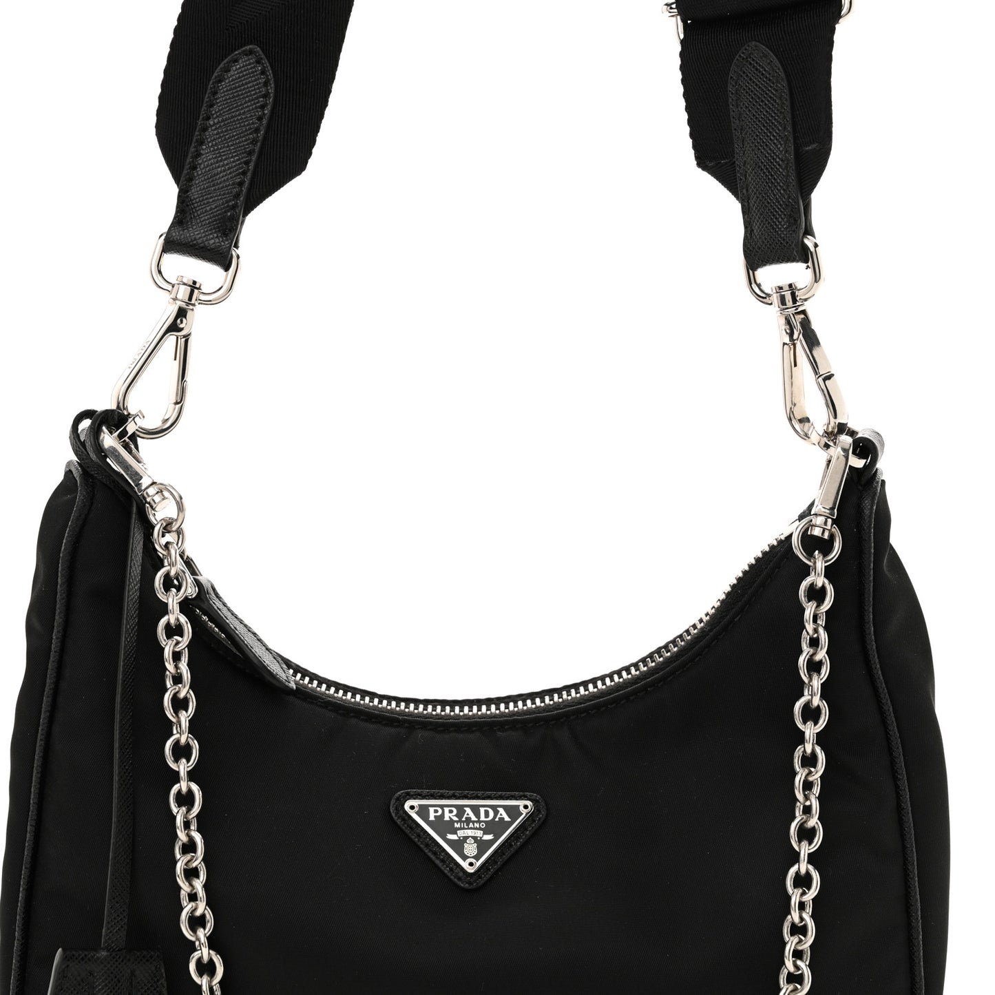 Nylon Re-Edition 2005 Shoulder Bag Black