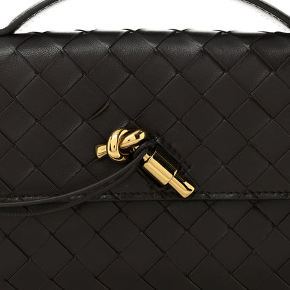 Bottega Veneta Nappa Intrecciato Long Andiamo Top Handle Clutch Fondant 7 of 10