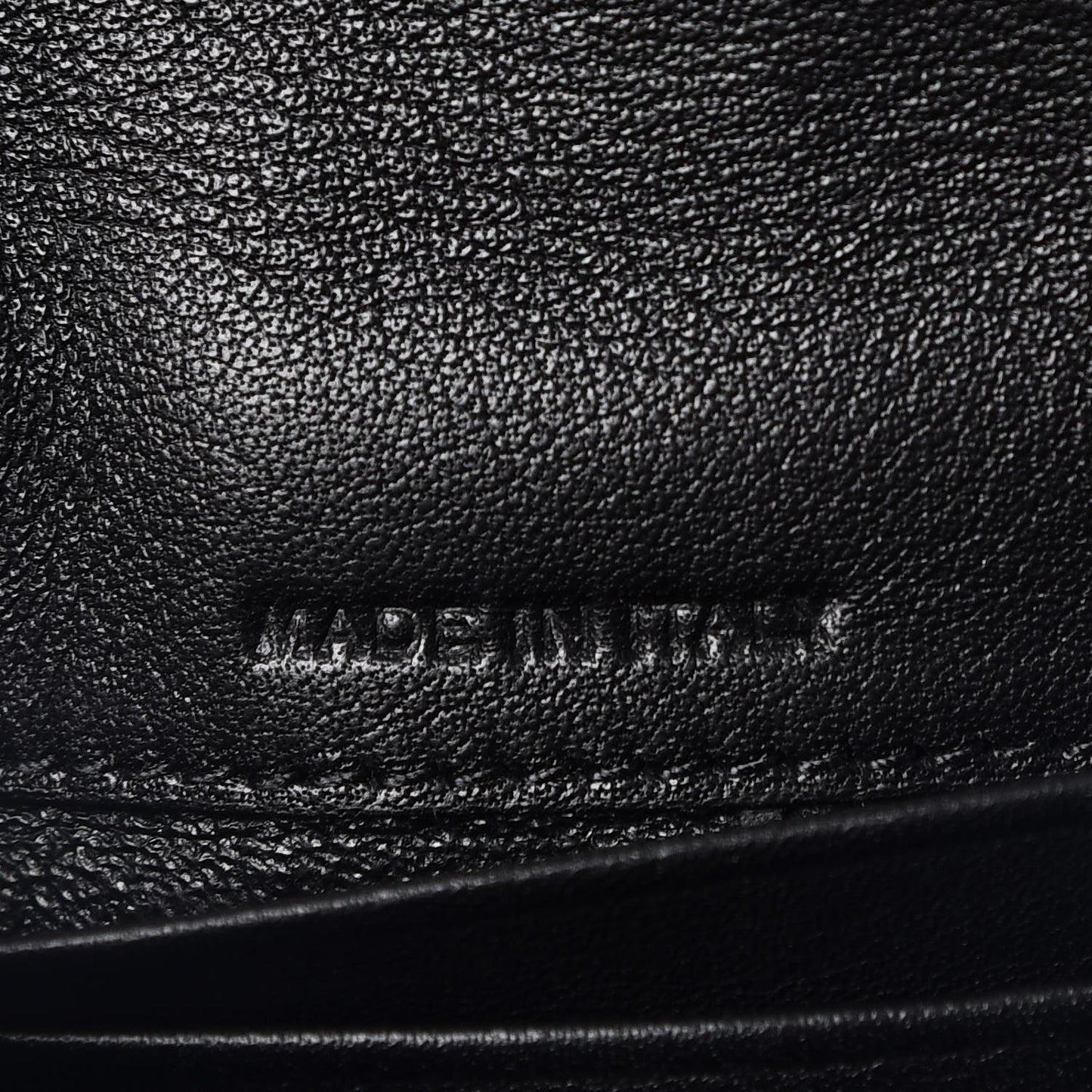 Calfskin Monogram Tri Pocket Crossbody Bag Black