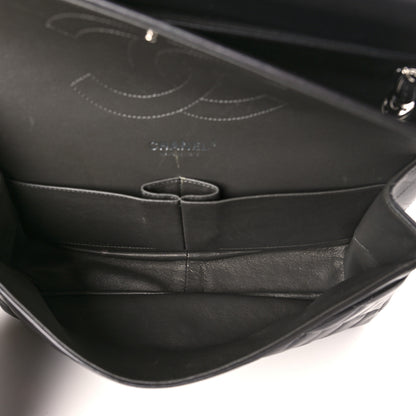 Chanel Lambskin Quilted Jumbo Double Flap Dark Grey 5 of 13