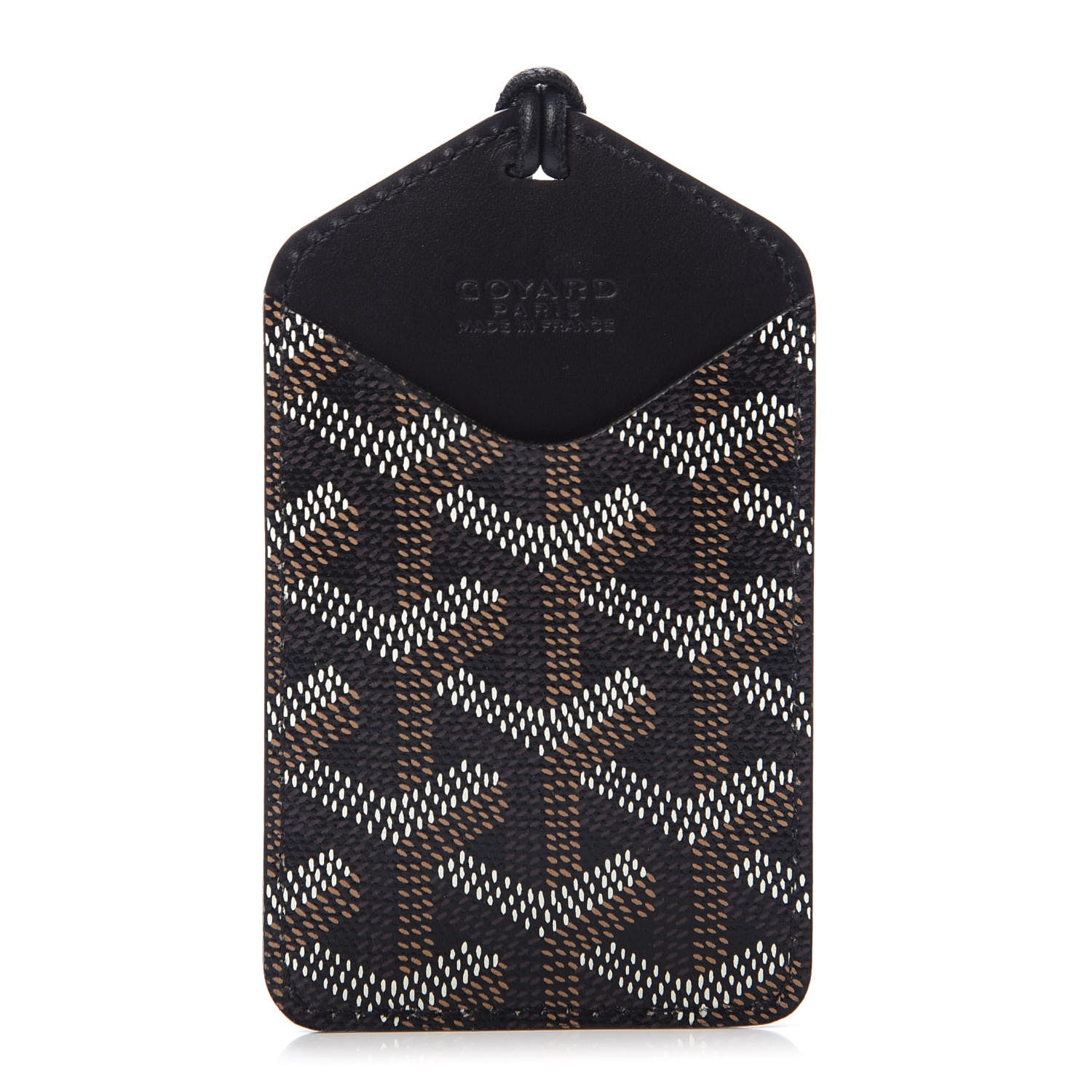 Goyard Goyardine Luggage Tag Black 2 of 6