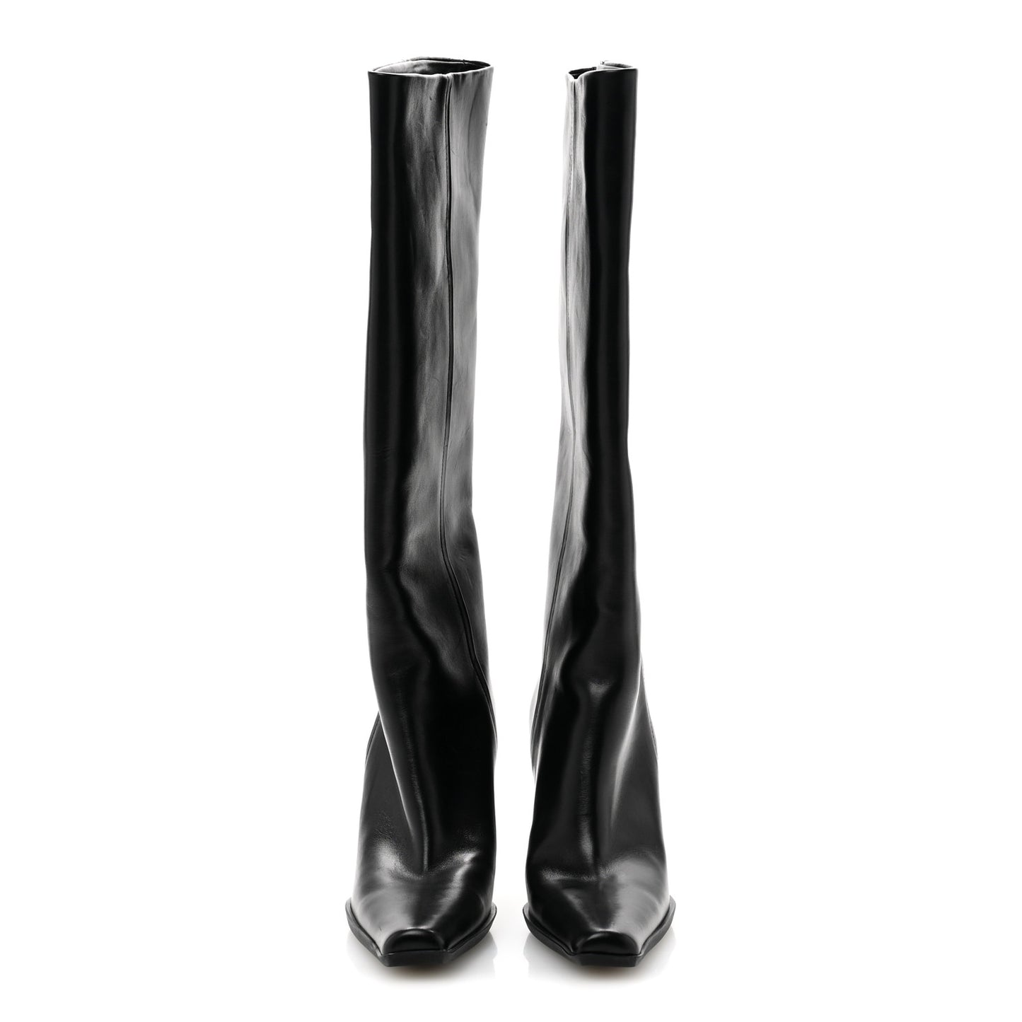 Vitello Knee High Boots 36 Black