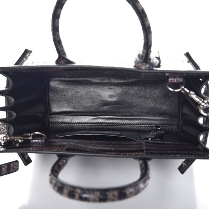 Saint Laurent Snakeskin Zebra Print Nano Sac De Jour Black 6 of 7