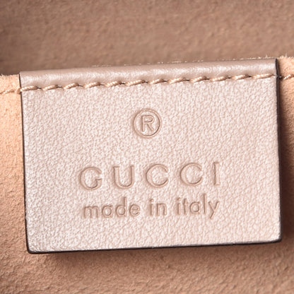 Gucci Calfskin Matelasse Small GG Marmont Chain Shoulder Bag Porcelain Rose 6 of 10