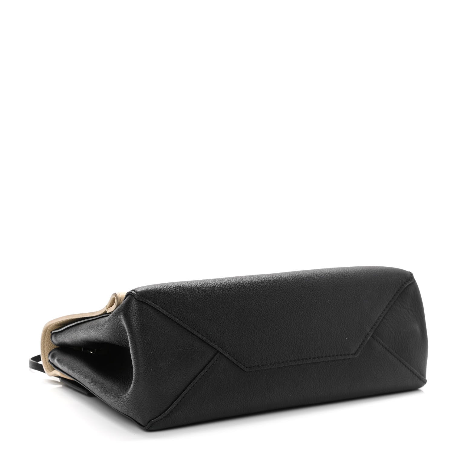 Louis Vuitton Soft Calfskin Lockme II Top Handle Vanille Black 4 of 16