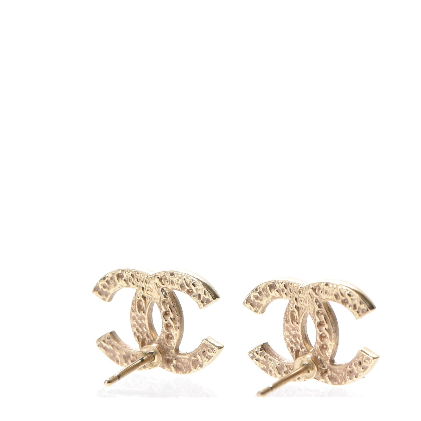 Chain CC Earrings Gold