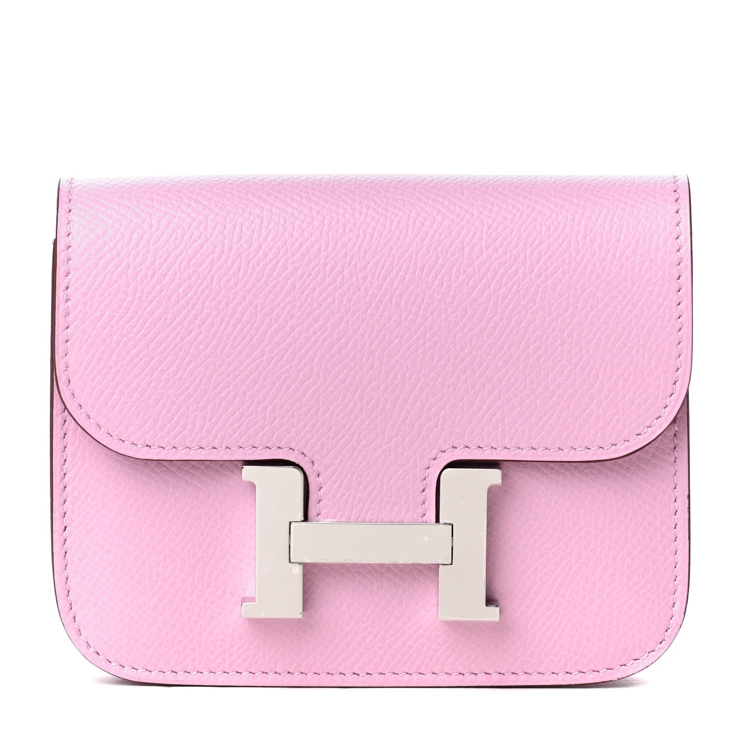 Hermes Epsom Constance Slim Wallet Mauve Sylvestre 1 of 4