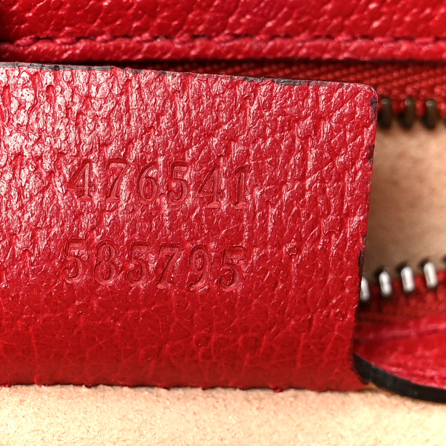 Gucci GG Supreme Monogram Small Queen Margaret Top Handle Bag Red 6 of 11