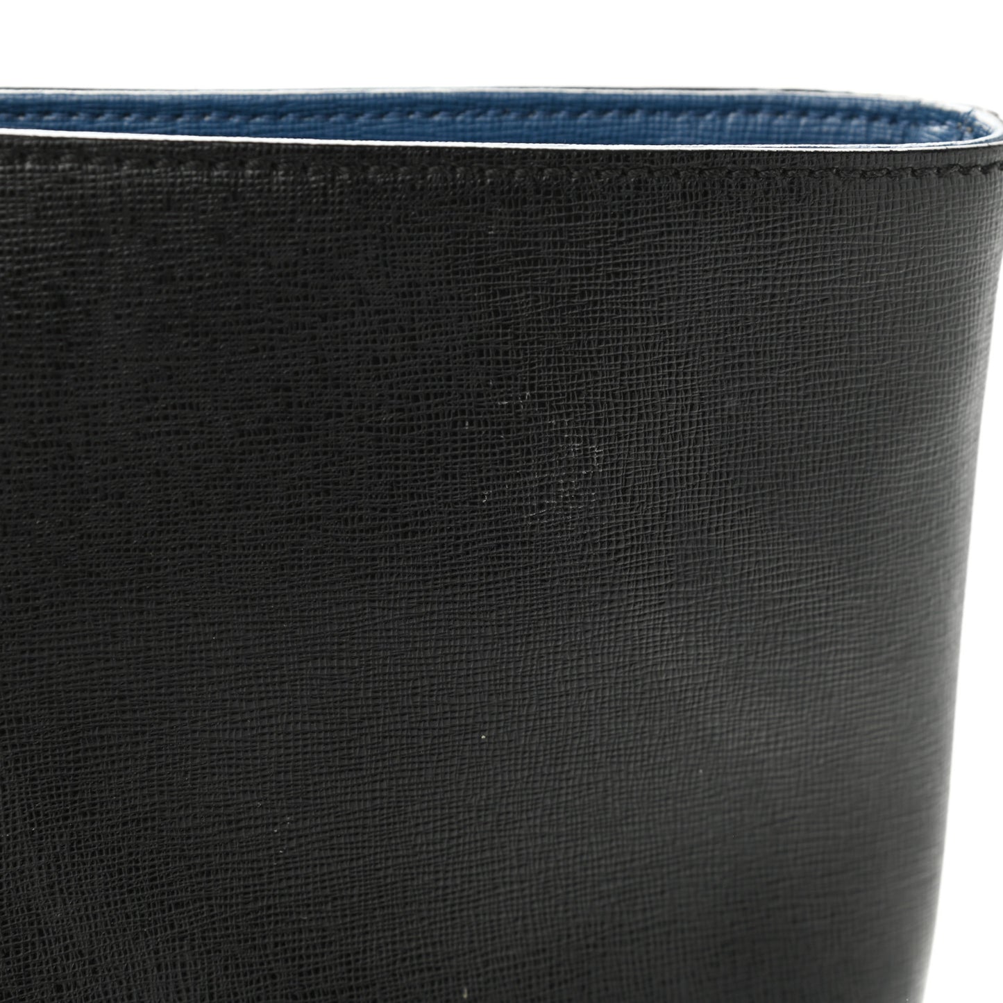 Vitello Elite Cuoio Monster Buggies Medium Roll Tote Black Multicolor Blue Cobalto