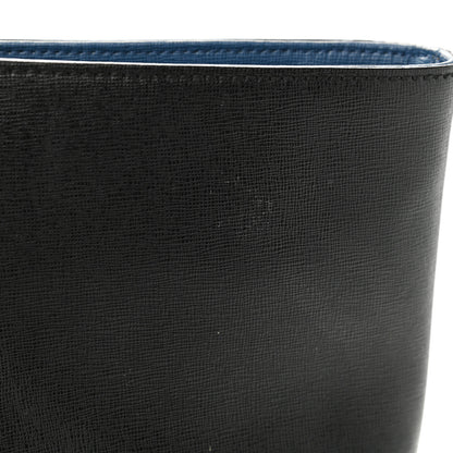 Fendi Vitello Elite Cuoio Monster Buggies Medium Roll Tote Black Multicolor Blue Cobalto 8 of 15