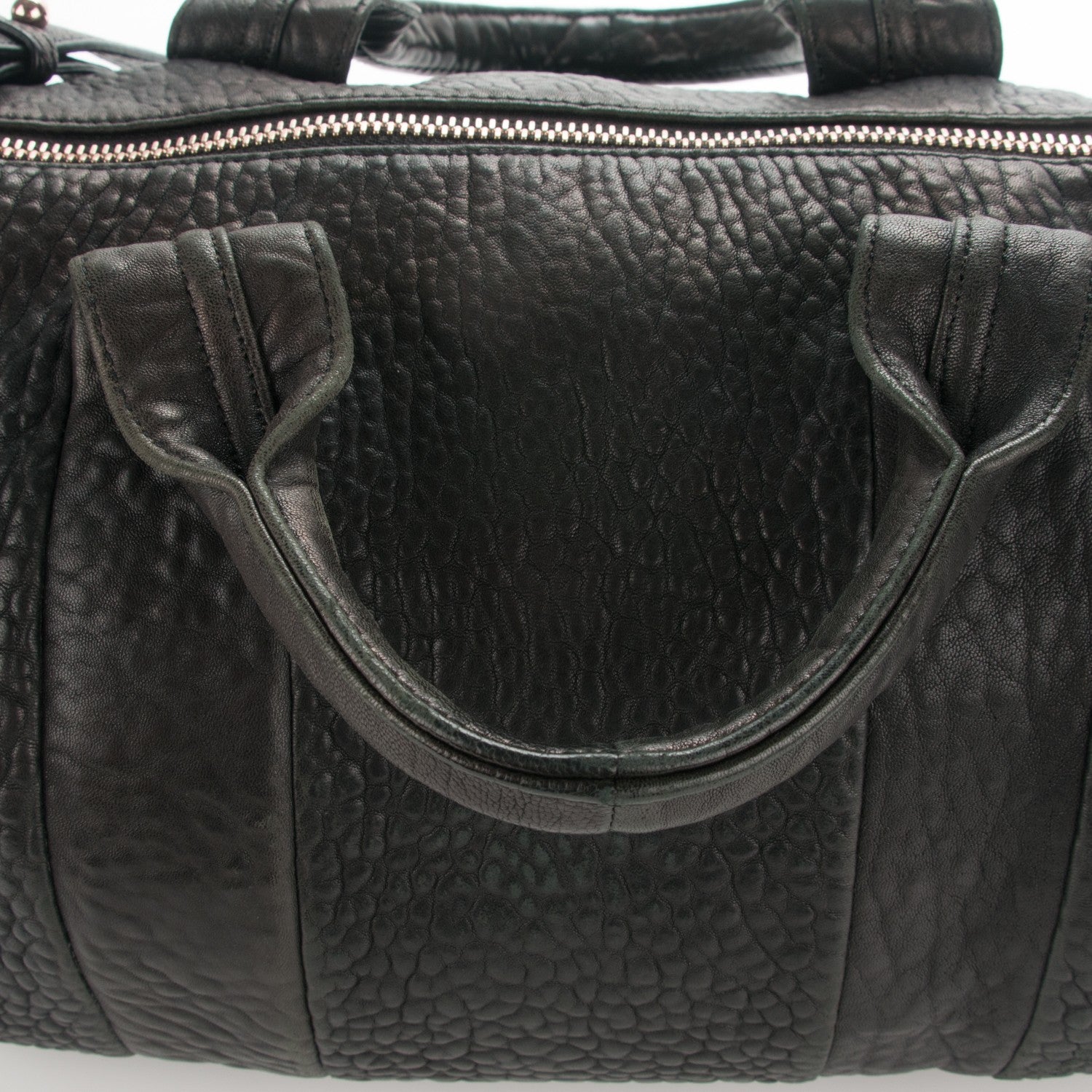 Alexander Wang Pebbled Lambskin Rocco Black Rose Gold Hardware 12 of 12