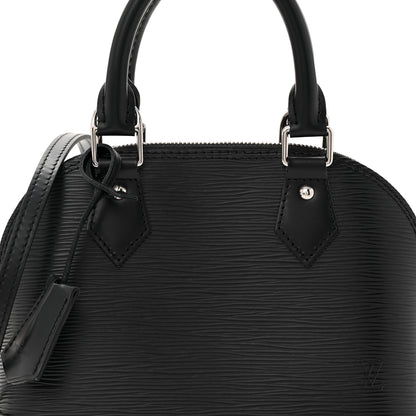 Louis Vuitton Epi Alma BB Black 7 of 11
