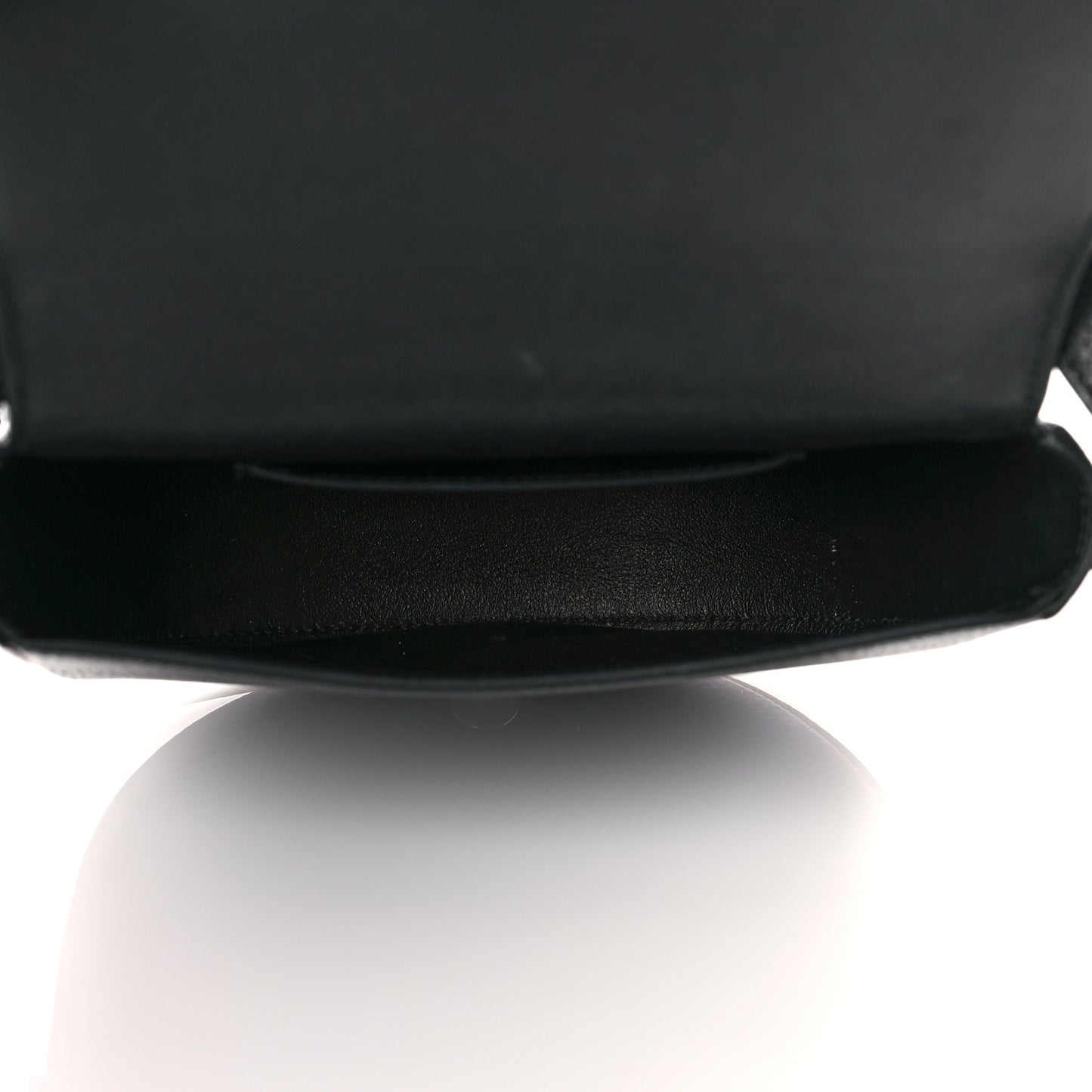 Hammered Calfskin Crossbody Bag Gancini Black