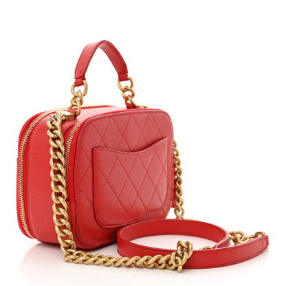 Chanel Caviar Quilted Small Camera Bag Red 3 of 13