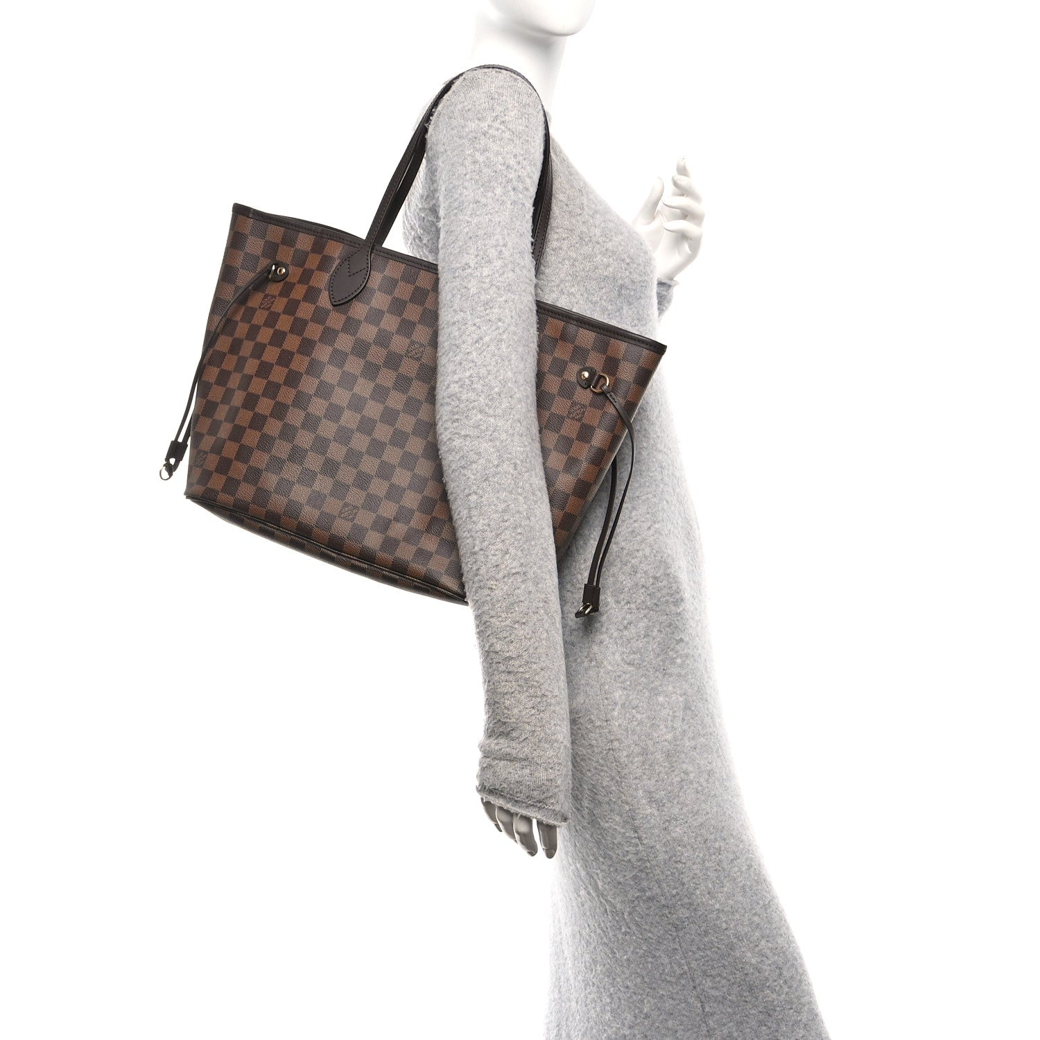Louis Vuitton Damier Ebene Neverfull MM 2 of 10