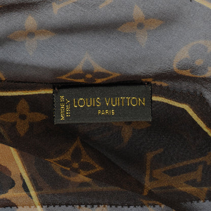 Louis Vuitton Silk Leopard and Monogram Scarf 5 of 5