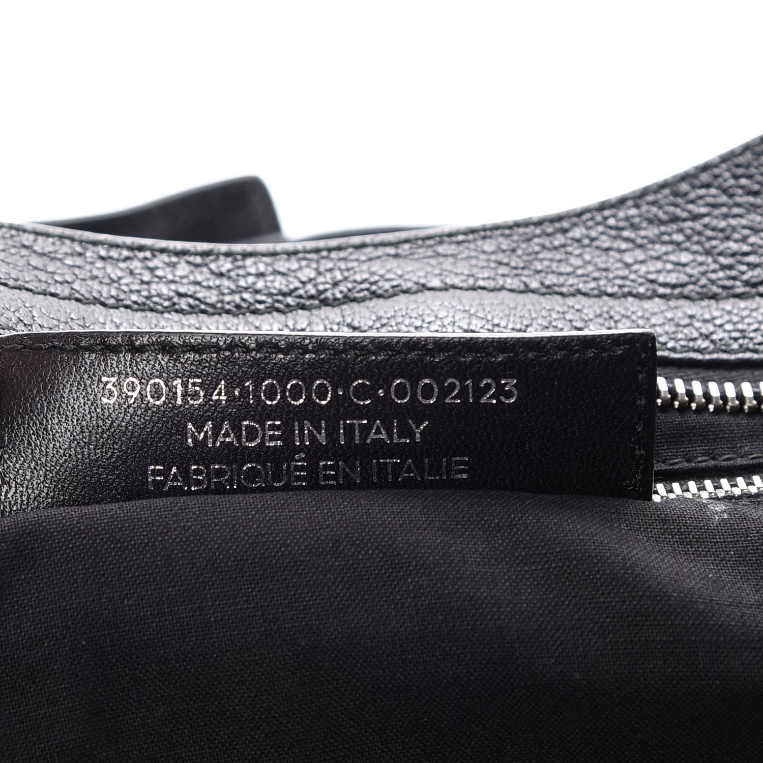 Balenciaga Chevre Silver Metallic Edge Hardware City Black 8 of 13