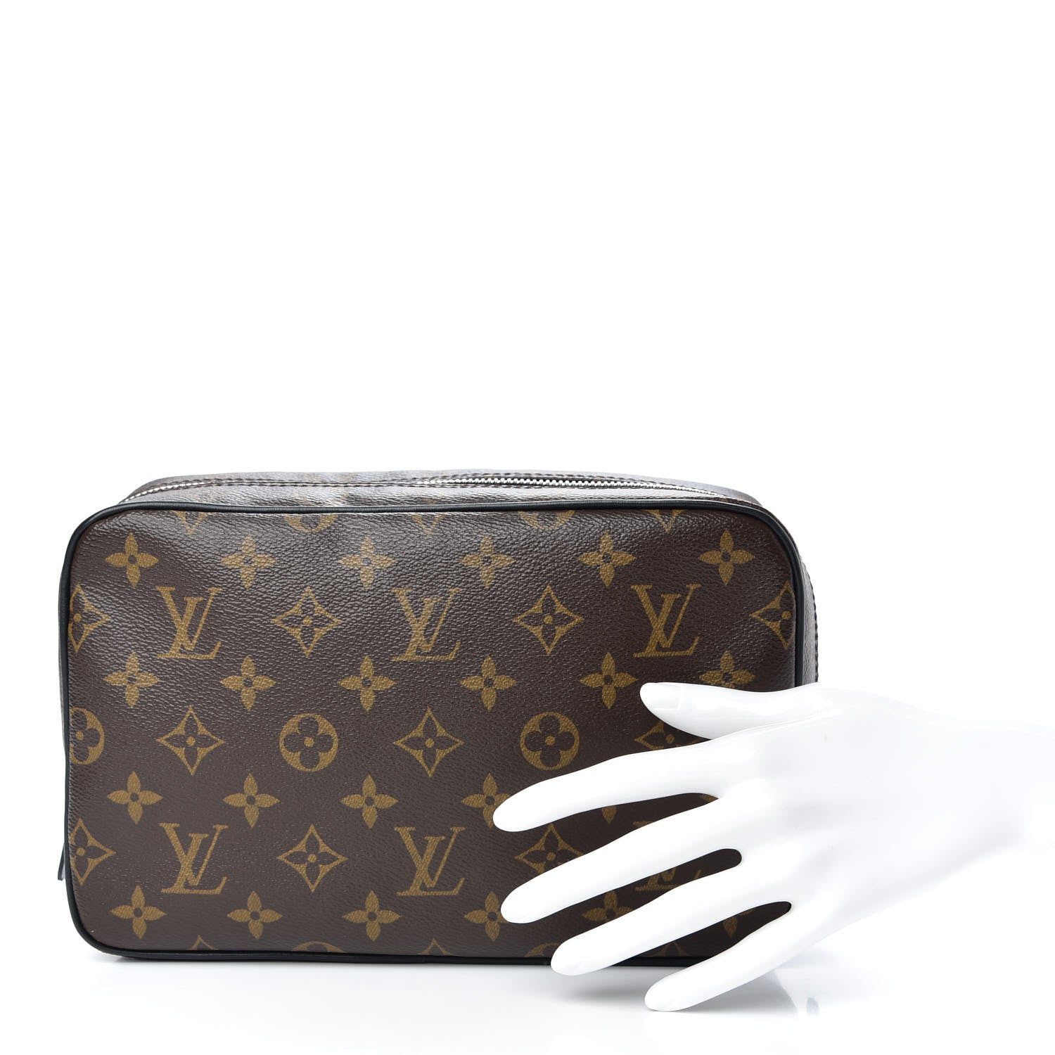 Louis Vuitton Monogram Macassar Toilet Pouch GM 2 of 7
