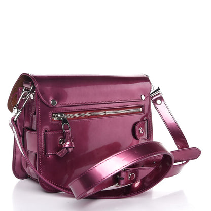 Proenza Schouler Patent Mini PS11 Classic Shoulder Bag Bordeaux Pink 3 of 7