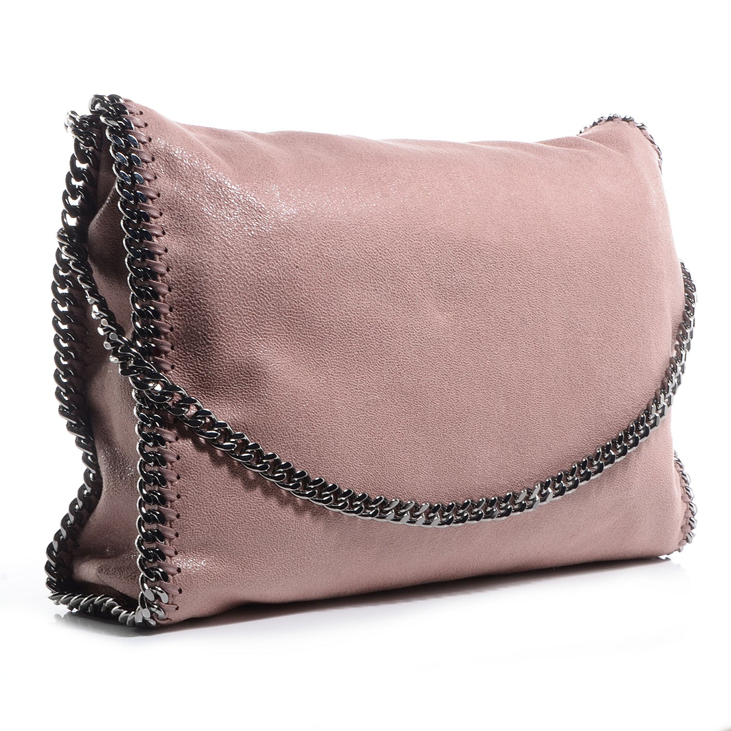 Faux Leather Shaggy Deer Small Falabella Pink