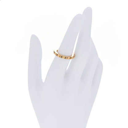 Chrome Hearts 22K Yellow Gold Punk Band Ring 53 6.5 2 of 7