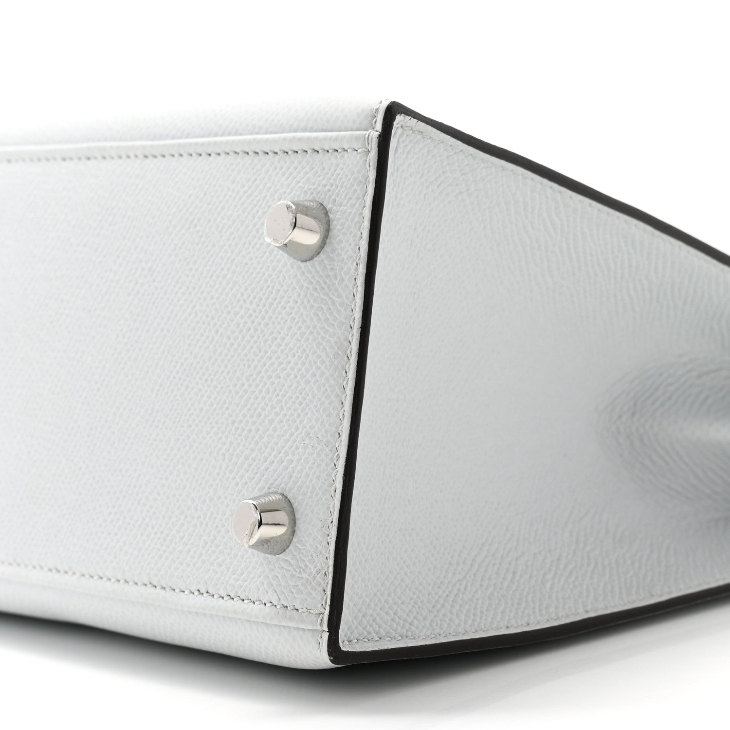 Hermes Epsom Kelly Sellier 25 Gris Platine 10 of 11