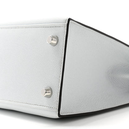 Hermes Epsom Kelly Sellier 25 Gris Platine 10 of 11
