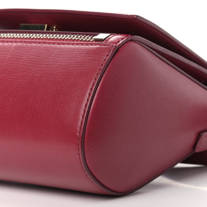 Givenchy Textured Calfskin Mini Pandora Box Crossbody Bag Magenta 9 of 10