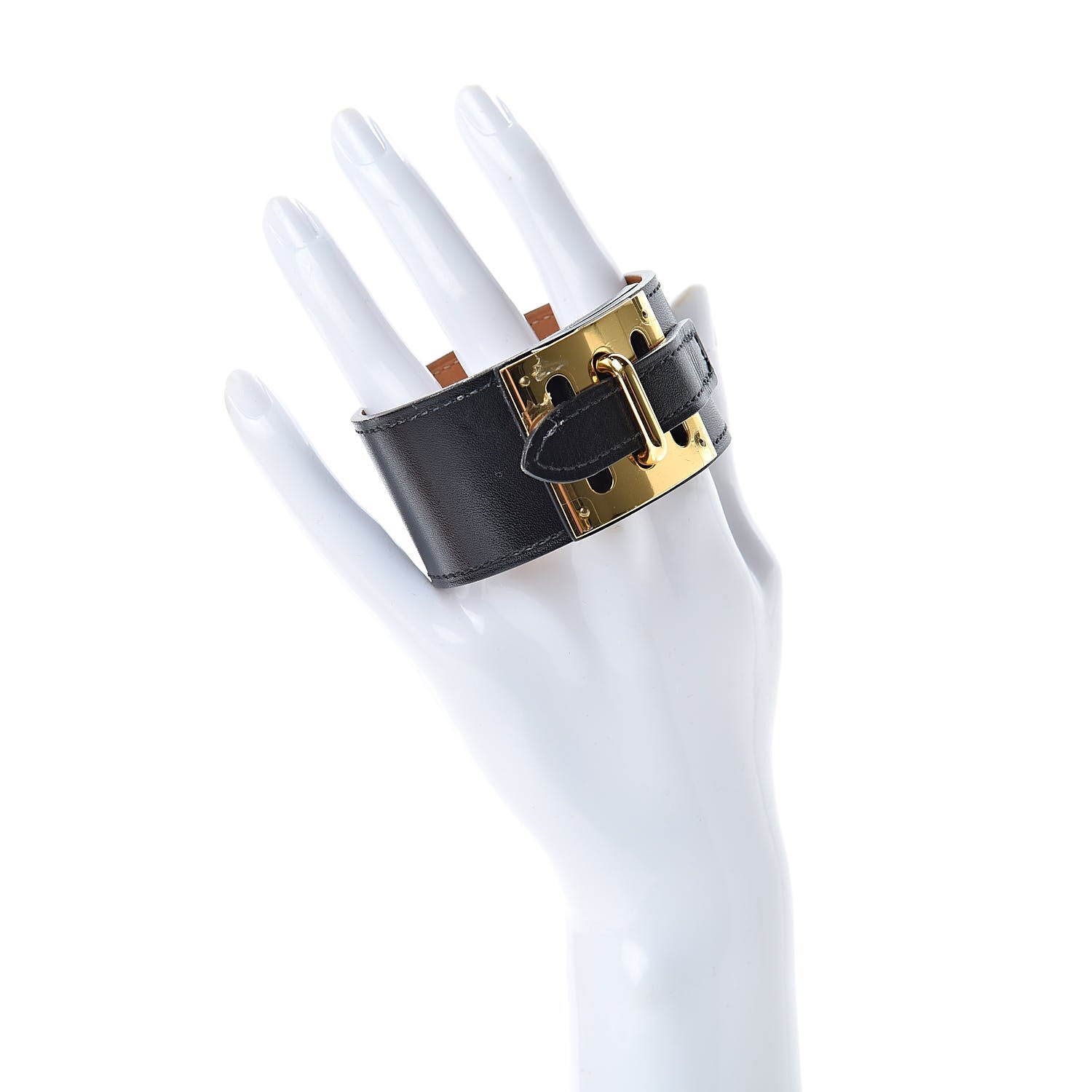 Hermes Box Intense Bracelet M Black 2 of 6