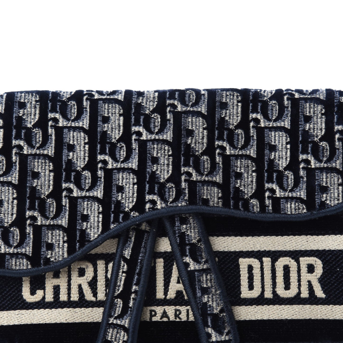 Oblique Slim Saddle Pouch Blue