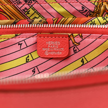 Hermes Epsom Silk'In Wallet Rose Jaipur 6 of 8