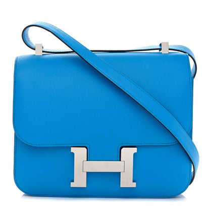 Hermes Epsom Constance 24 Bleu Frida 1 of 10