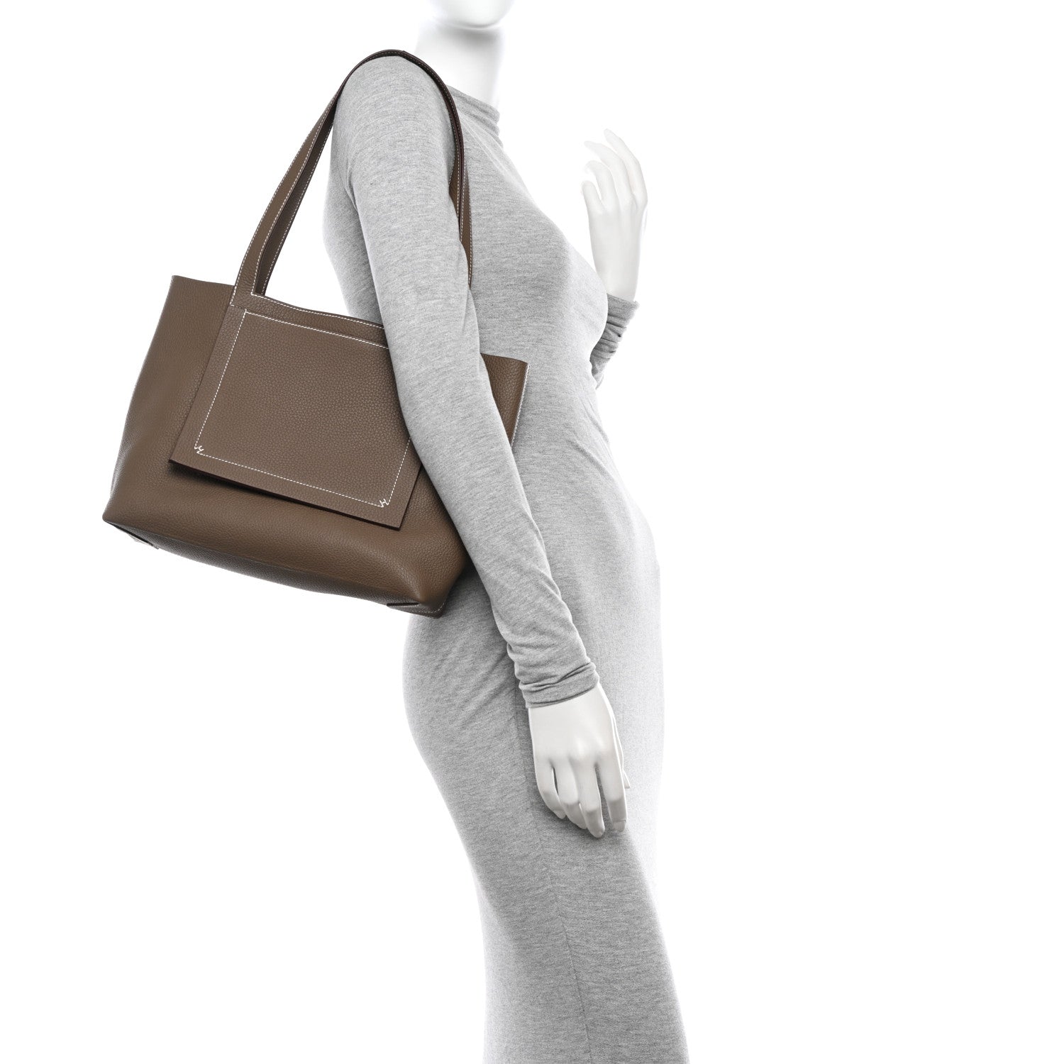 Hermes Taurillon Clemence Cabasellier 31 Etoupe 2 of 9