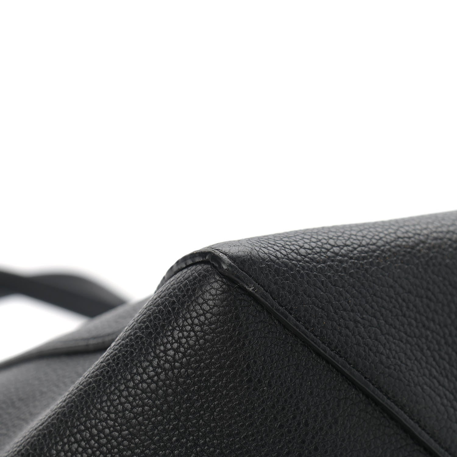 Celine Soft Grained Calfskin Small Belt Cabas Phantom Black 13 of 16