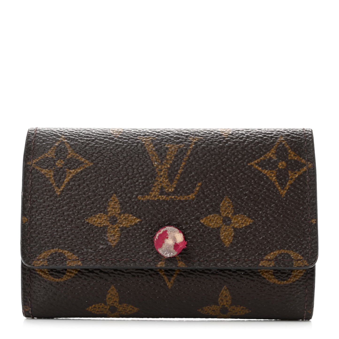 Monogram 6 Key Multicles Holder Fuchsia