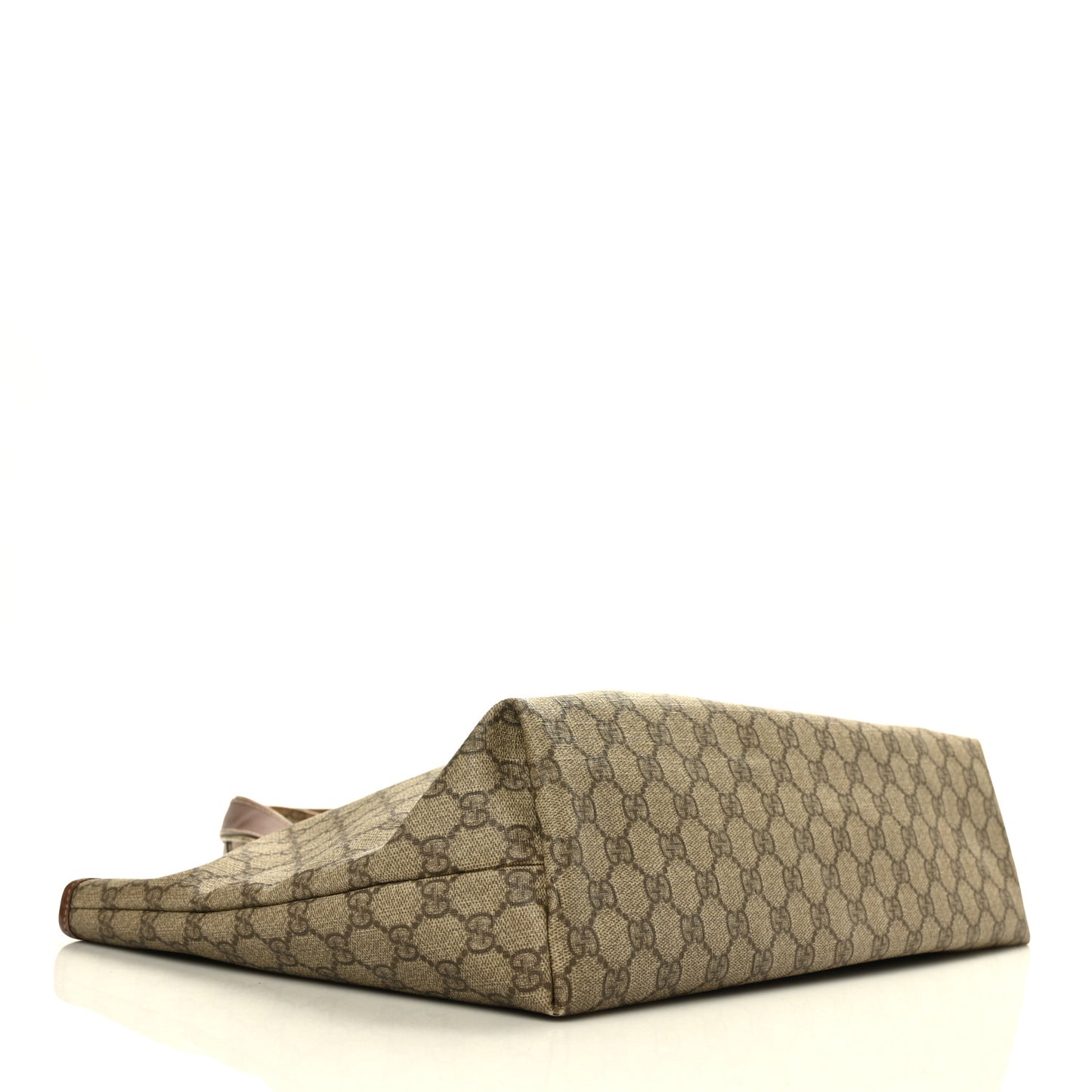 GG Plus Monogram Medium Signature Web Loop Tote Brown