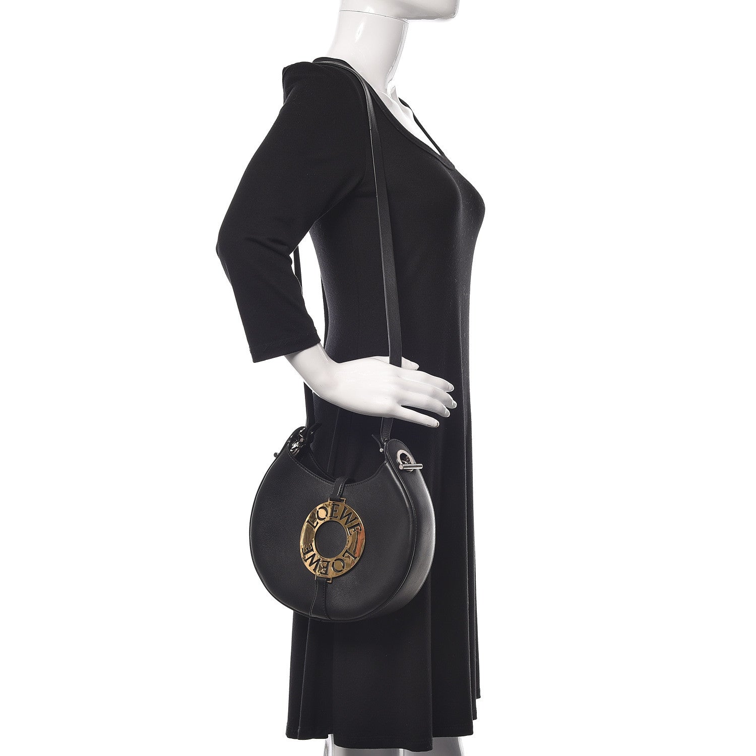 Loewe Calfskin Small Joyce Bag Black 2 of 10