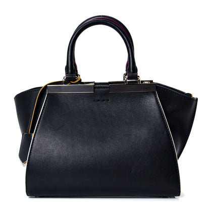 Fendi Vitello Dolce Mini 3Jours Tote Black 1 of 4