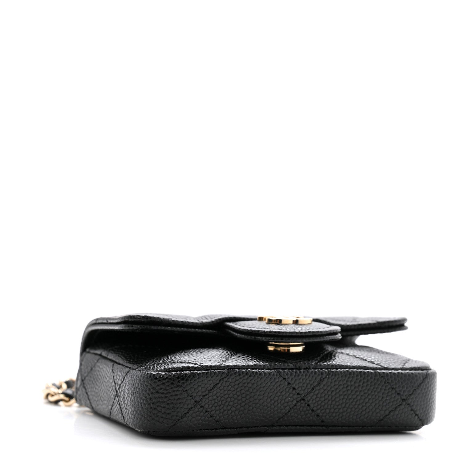 Chanel Caviar Quilted Mini Chain Belt Bag Black 4 of 11
