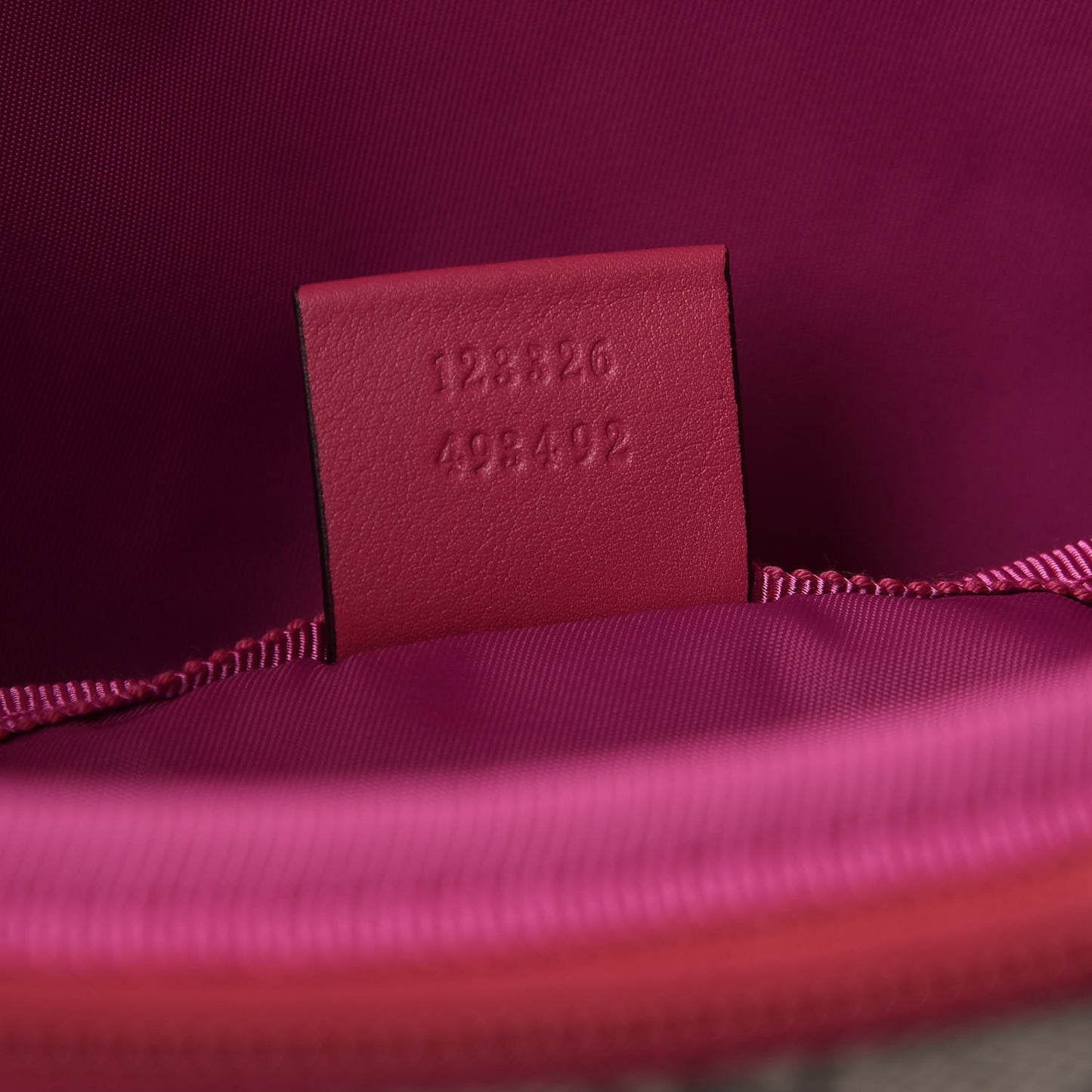 GG Supreme Monogram Rose Bud Diaper Bag Pink