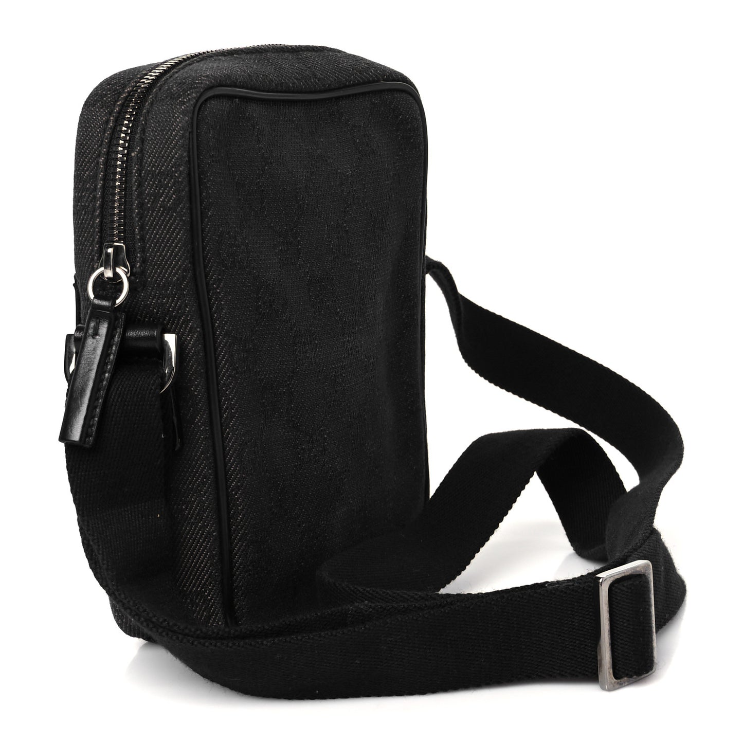 GG Monogram Crossbody Bag Black