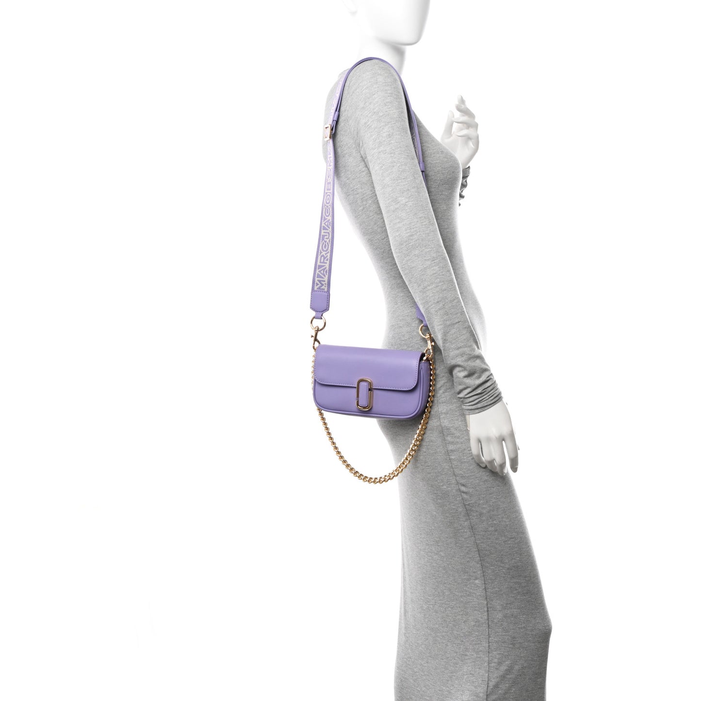 Calfskin Mini The J Marc Shoulder Bag Purple