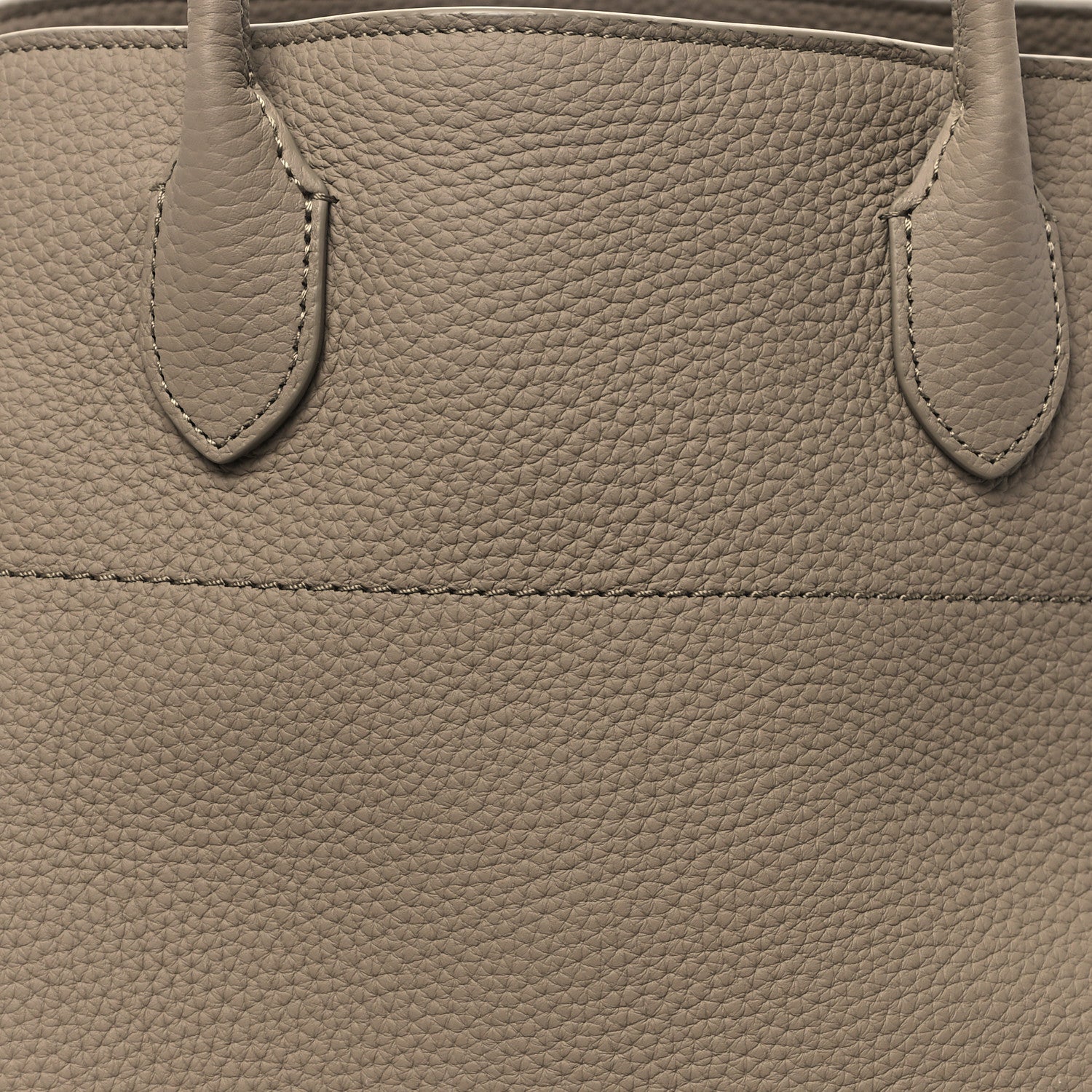 The Row Matte Grained Calfskin Soft Margaux 15 Dark Taupe 7 of 9