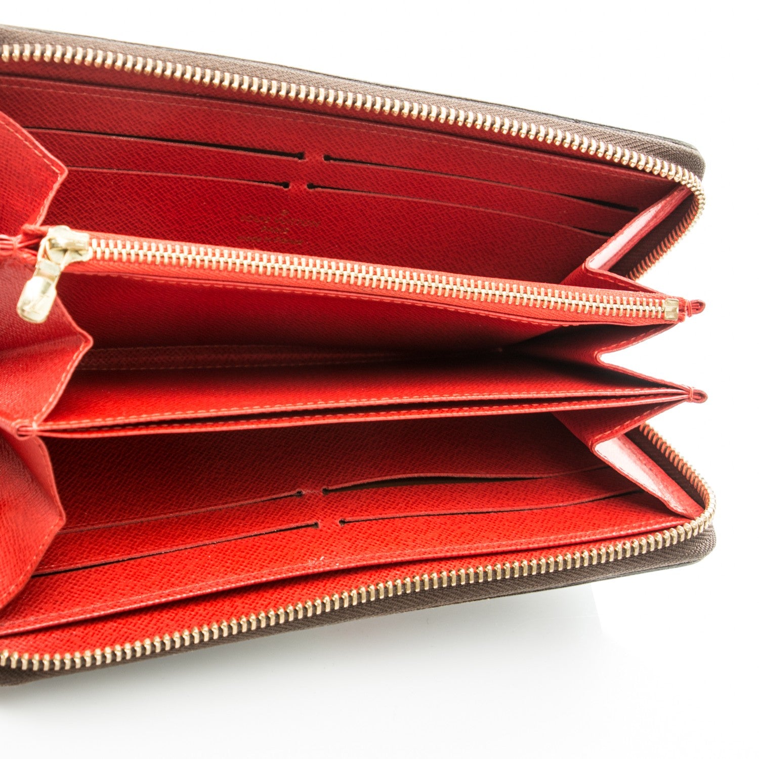 Louis Vuitton Mon Monogram Zippy Wallet Vert Clair Rouge 5 of 7