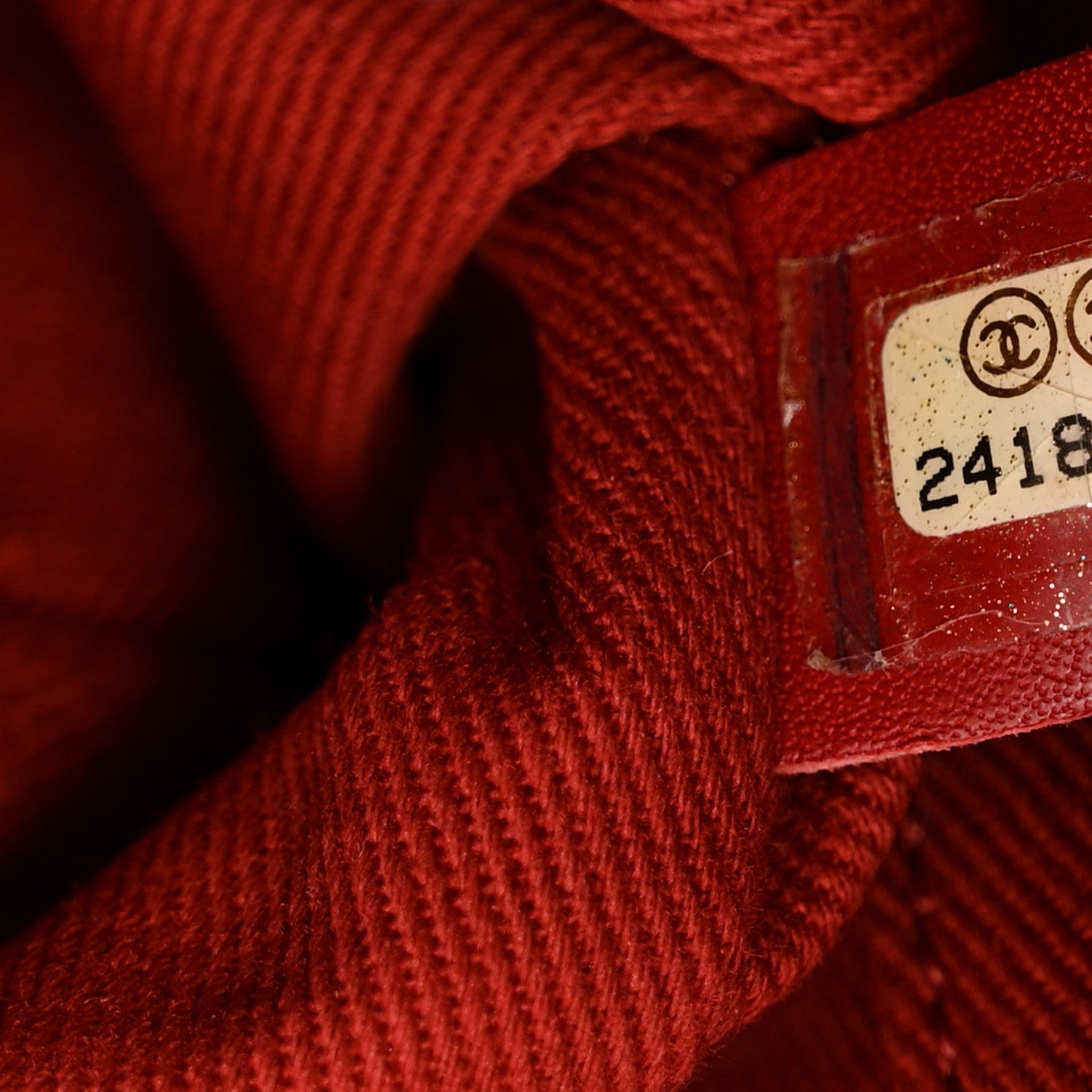 Chanel Caviar Quilted Medium Coco Handle Flap Dark Red 8 of 10