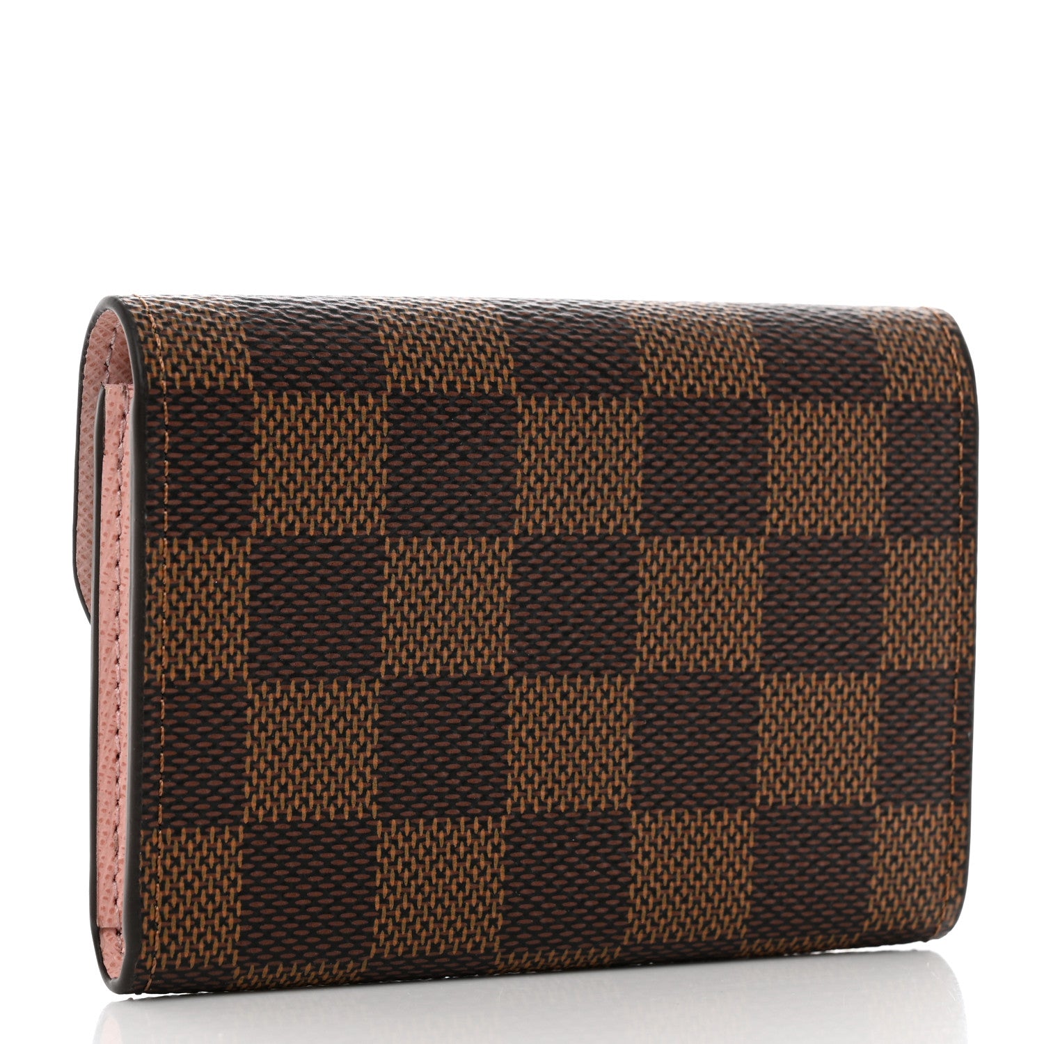 Louis Vuitton Damier Ebene Rosalie Coin Purse Rose Ballerine 3 of 7