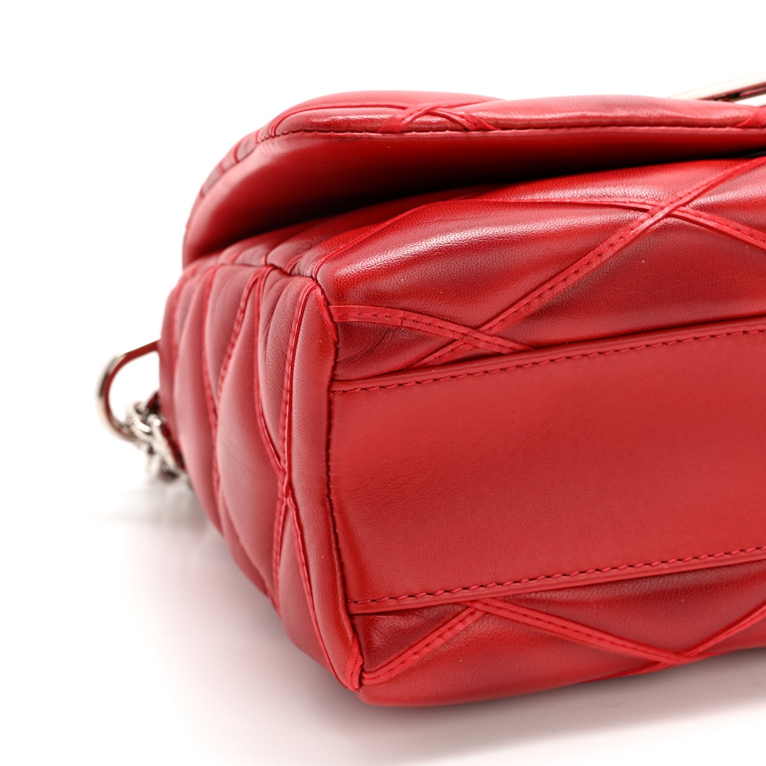 Louis Vuitton Lambskin Malletage GO-14 PM Red 7 of 13
