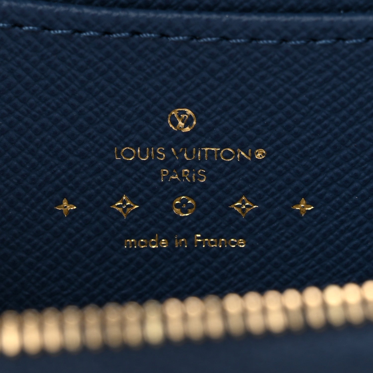 Louis Vuitton Denim Monogram Zippy Coin Purse Blue 6 of 7