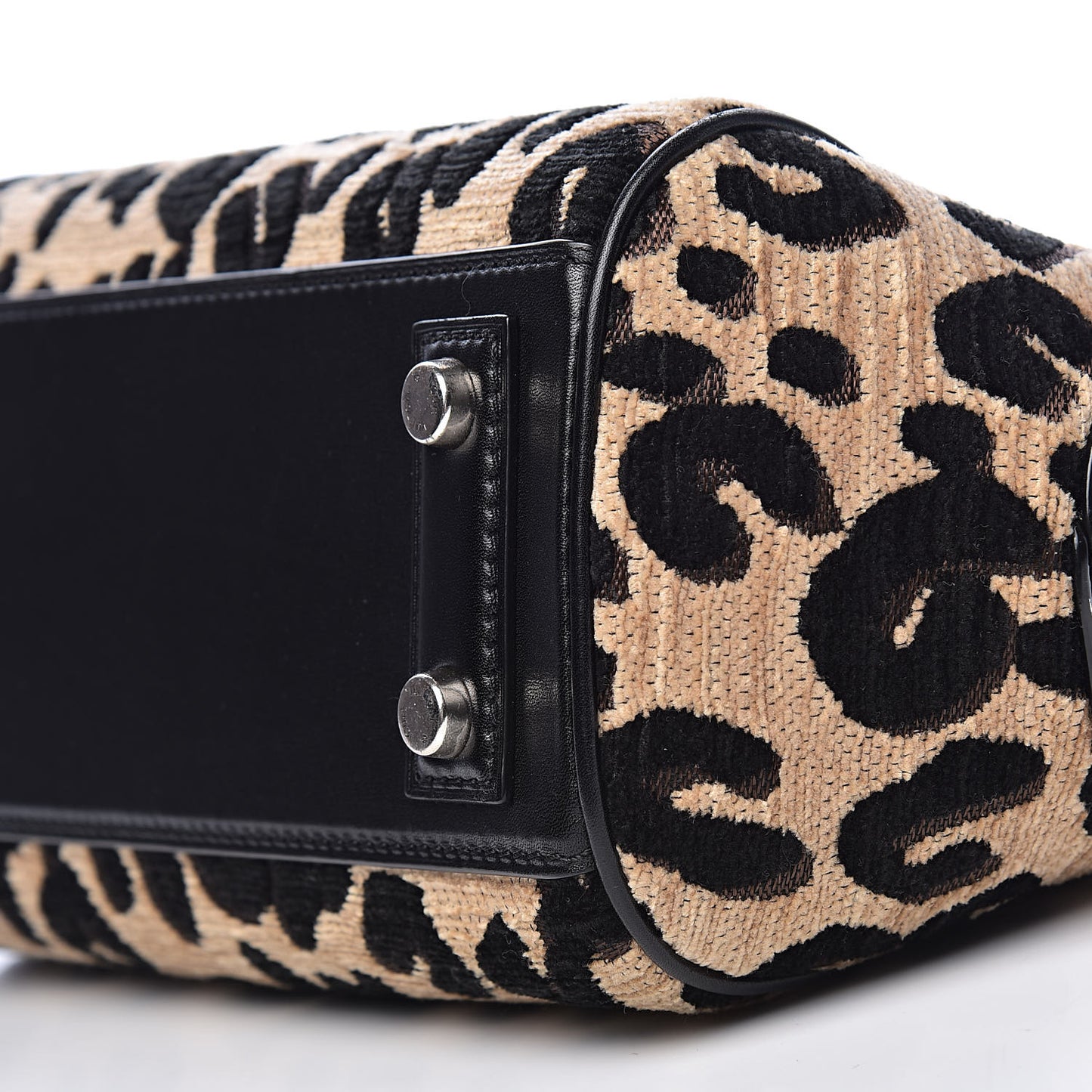 Jacquard Velvet Leopard Print Stephen Sprouse Baby Bag